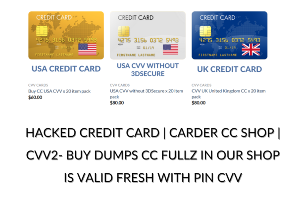 Hacked Credit Card Carder cc shop CVV2- buy dumps cc fullz in our shop is valid fresh with pin cvv