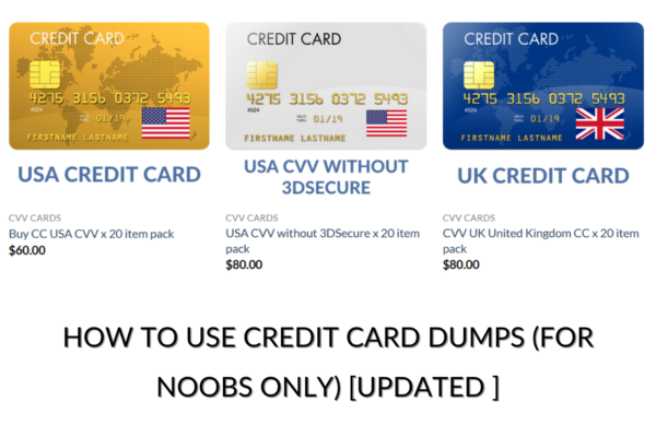 How To Use Credit Card Dumps For Noobs Only Updated 2021