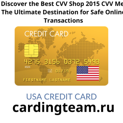 Discover the Best CVV Shop 2015 CVV Me The Ultimate Destination for Safe Online Transactions